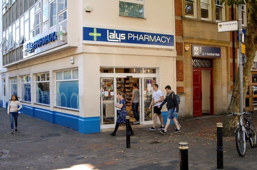 Lalys Pharmacy Guildhall Walk